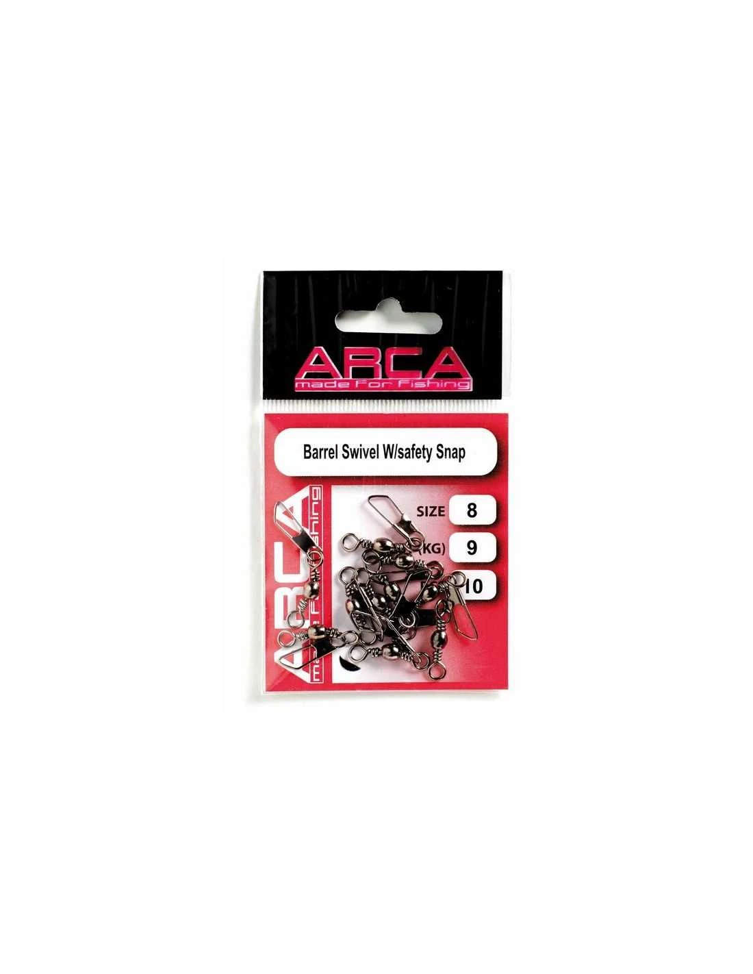 ARCA DRAAINAGEL BARREL SWIVEL WITH SAFETY SNAP - BLACK NICKEL 4 ARCA DRAAINAGEL BARREL SWIVEL WITH SAFETY SNAP - BLACK NICKEL - Afbeelding 2