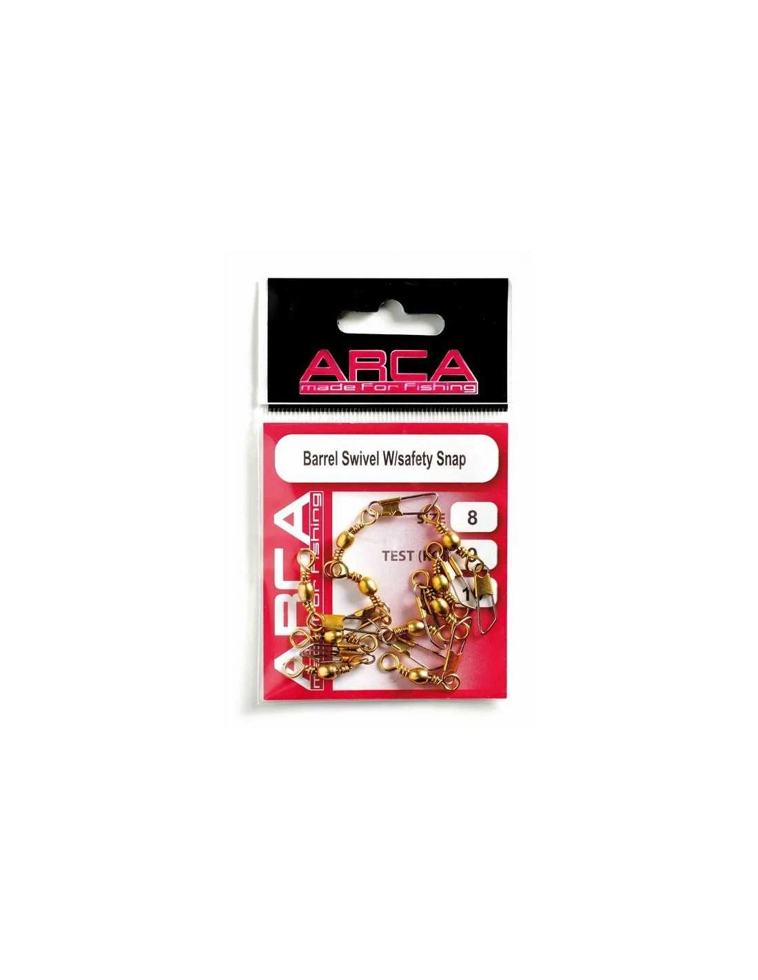 ARCA DRAAINAGEL BARREL SWIVEL WITH SAFETY SNAP - COPPER 4 ARCA DRAAINAGEL BARREL SWIVEL WITH SAFETY SNAP - COPPER - Afbeelding 2
