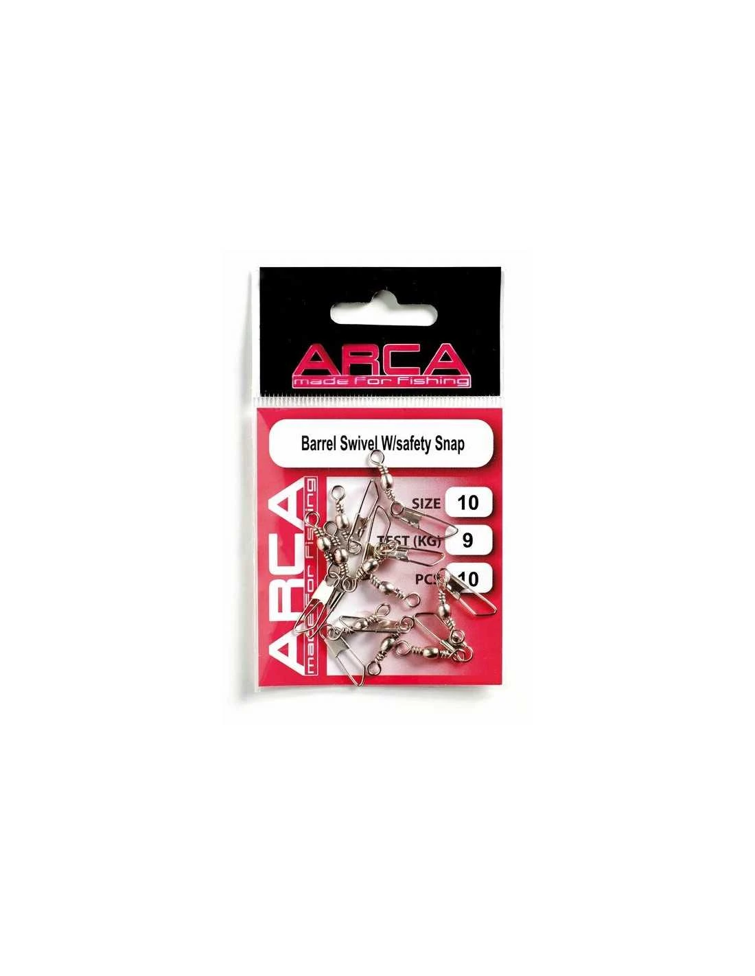 ARCA DRAAINAGEL BARREL SWIVEL WITH SAFETY SNAP - NICKEL 4 ARCA DRAAINAGEL BARREL SWIVEL WITH SAFETY SNAP - NICKEL - Afbeelding 2