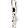 ARCA DRAAINAGEL BARREL SWIVEL WITH SAFETY SNAP - NICKEL 1 ARCA DRAAINAGEL BARREL SWIVEL WITH SAFETY SNAP - NICKEL -Verkoop Van Visgerei arca draainagel barrel swivel with safety snap nickel