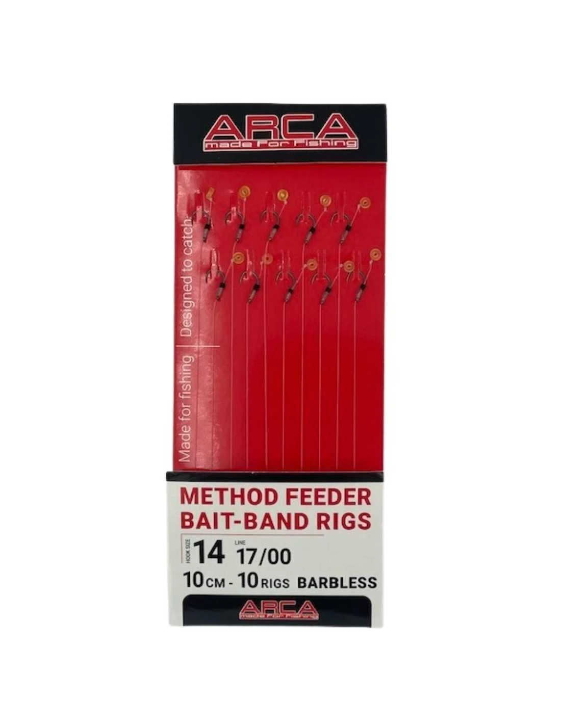ARCA ONDERLIJNEN METHOD FEEDER BAIT-BAND RIG F1624 BARBLESS 10CM ARCA 3 ARCA ONDERLIJNEN METHOD FEEDER BAIT-BAND RIG F1624 BARBLESS 10CM ARCA