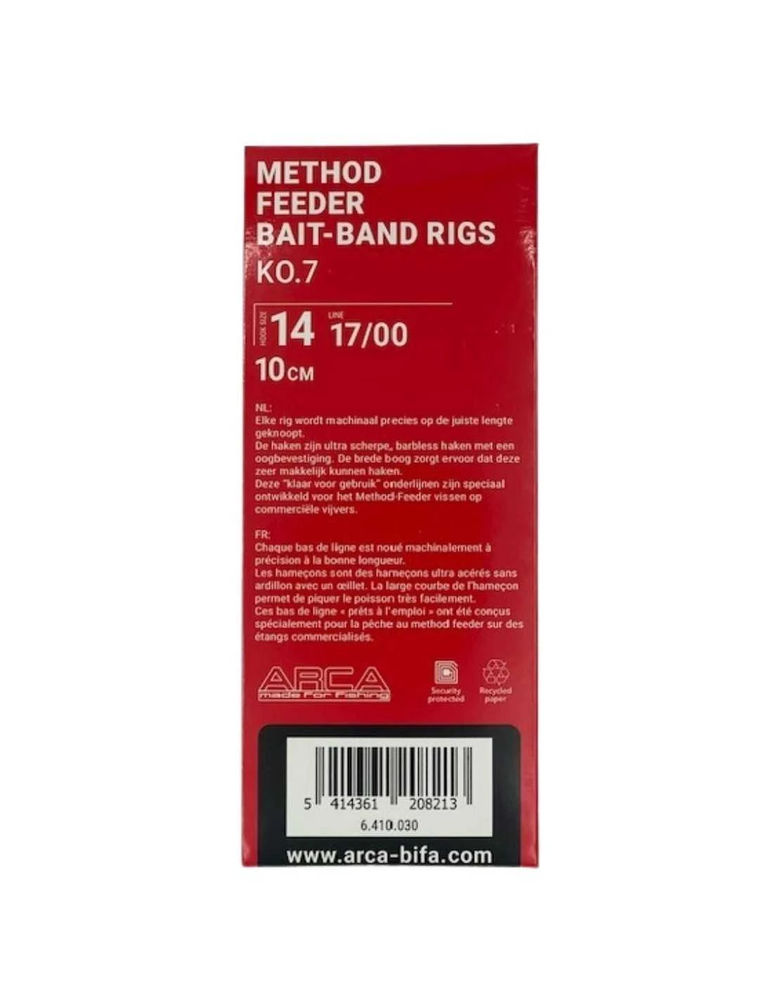 ARCA ONDERLIJNEN METHOD FEEDER BAIT-BAND RIG K07 BARBALESS 10CM ARCA 4 ARCA ONDERLIJNEN METHOD FEEDER BAIT-BAND RIG K07 BARBALESS 10CM ARCA - Afbeelding 2