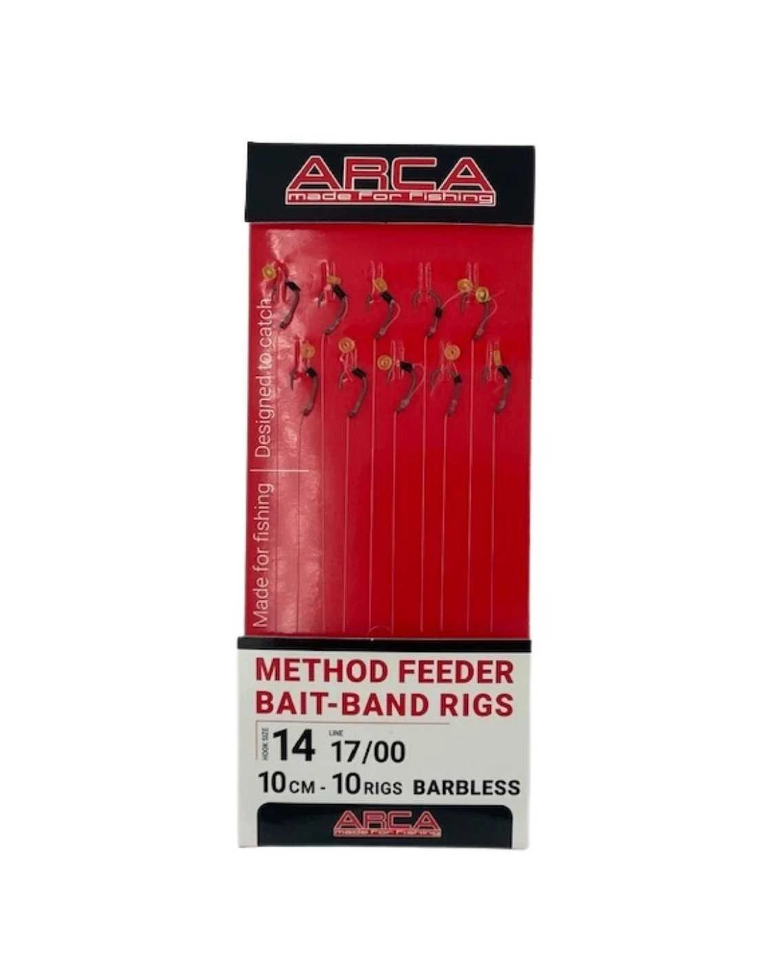 ARCA ONDERLIJNEN METHOD FEEDER BAIT-BAND RIG K07 BARBALESS 10CM ARCA 3 ARCA ONDERLIJNEN METHOD FEEDER BAIT-BAND RIG K07 BARBALESS 10CM ARCA