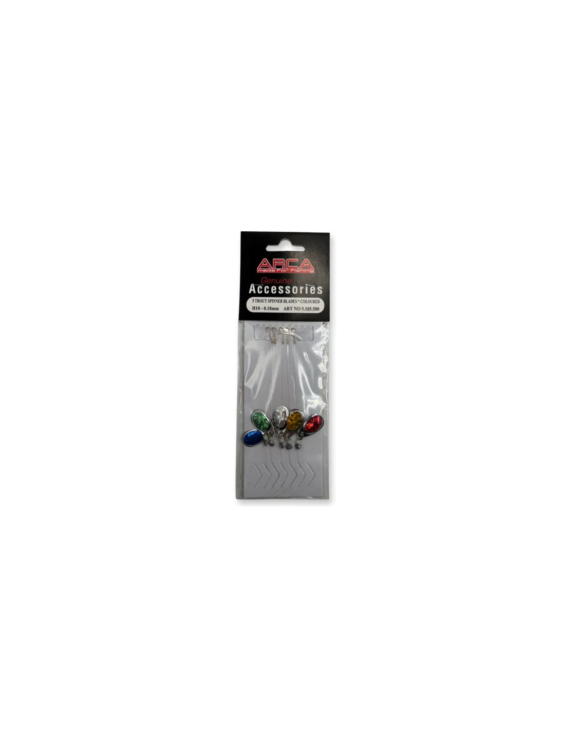 ARCA TROUT SPINNER BLADES - COLOURED 3 ARCA TROUT SPINNER BLADES - COLOURED