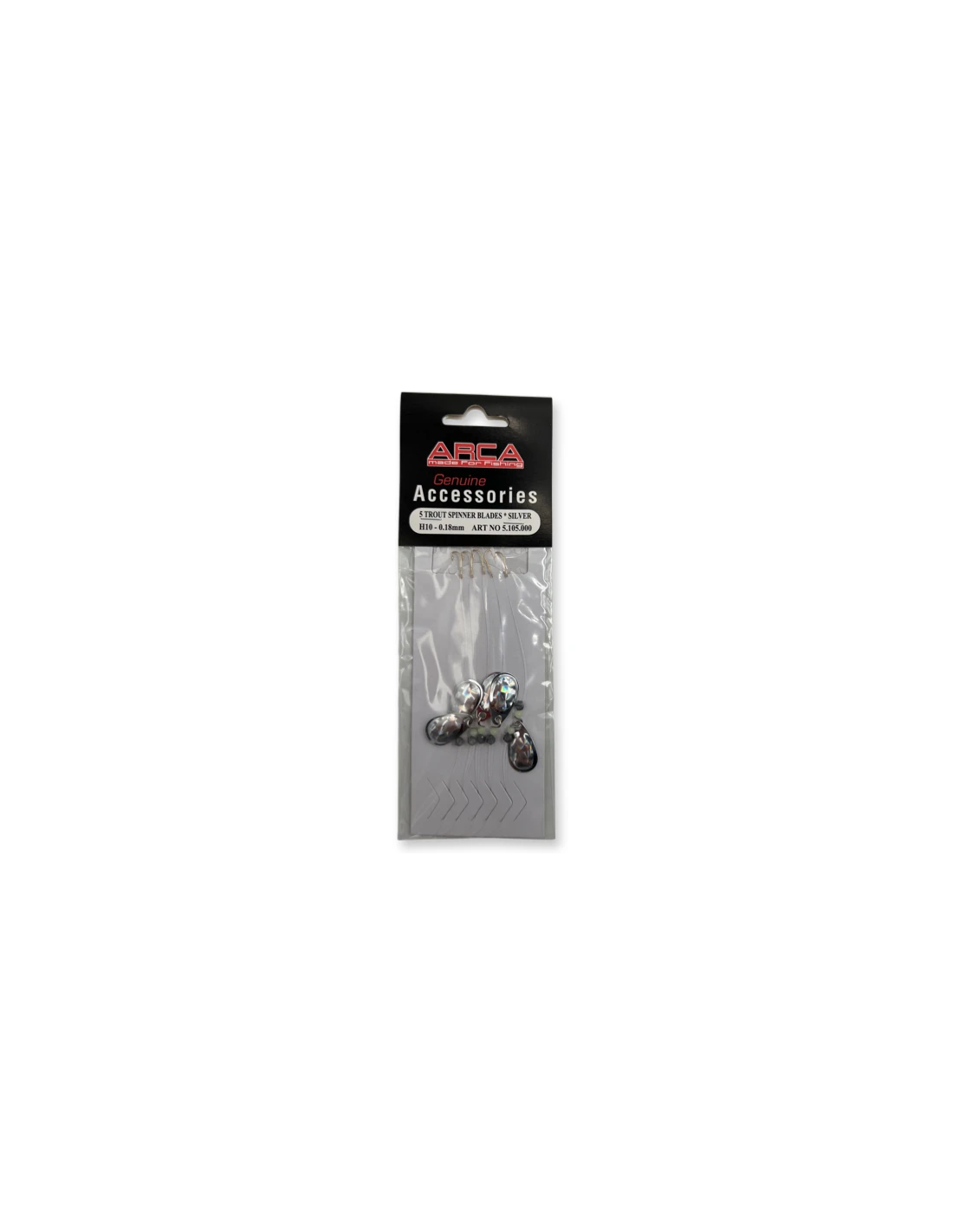 ARCA TROUT SPINNER BLADES - SILVER 3 ARCA TROUT SPINNER BLADES - SILVER