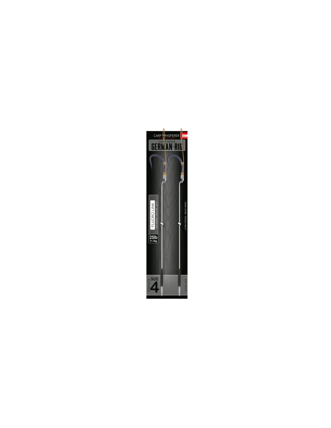 CARP WHISPERER ONDERLIJNEN GERMAN STIFF RIG 4 CARP WHISPERER ONDERLIJNEN GERMAN STIFF RIG - Afbeelding 2