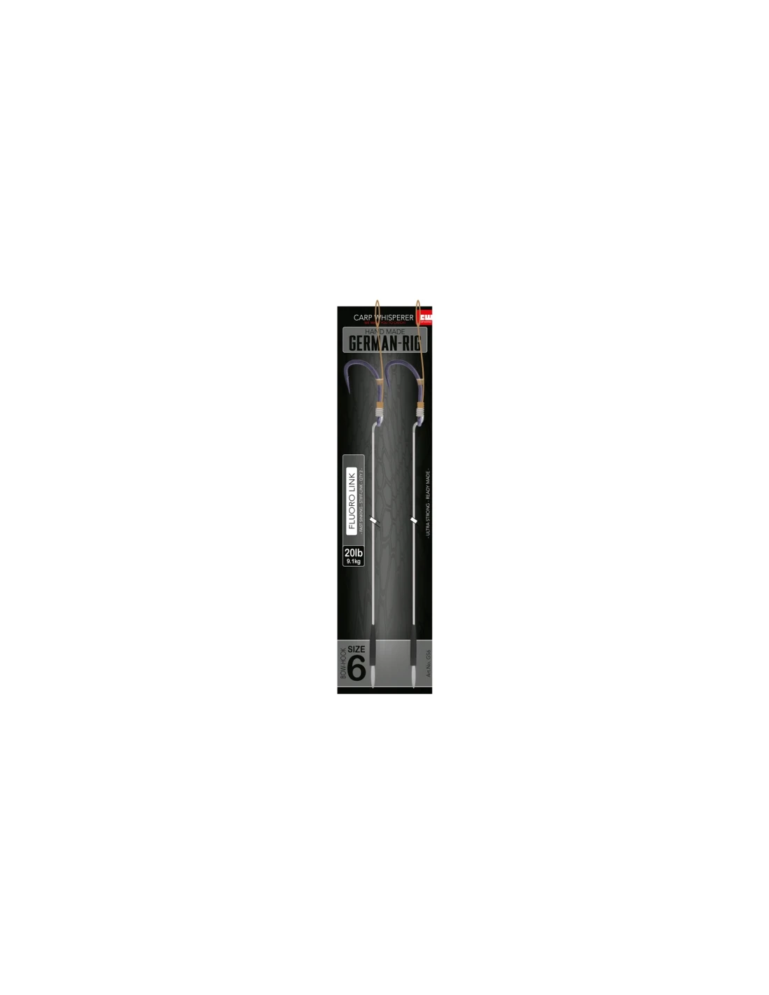 CARP WHISPERER ONDERLIJNEN GERMAN STIFF RIG 3 CARP WHISPERER ONDERLIJNEN GERMAN STIFF RIG