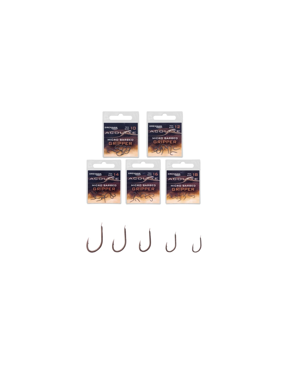 DRENNAN HAKEN ACOLYTE GRIPPER MICRO BARBED 4 DRENNAN HAKEN ACOLYTE GRIPPER MICRO BARBED - Afbeelding 2