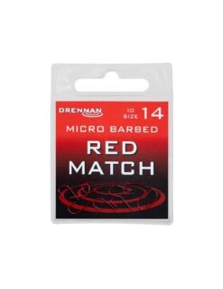 DRENNAN HAKEN RED MATCH BARBED 10ST DRENNAN