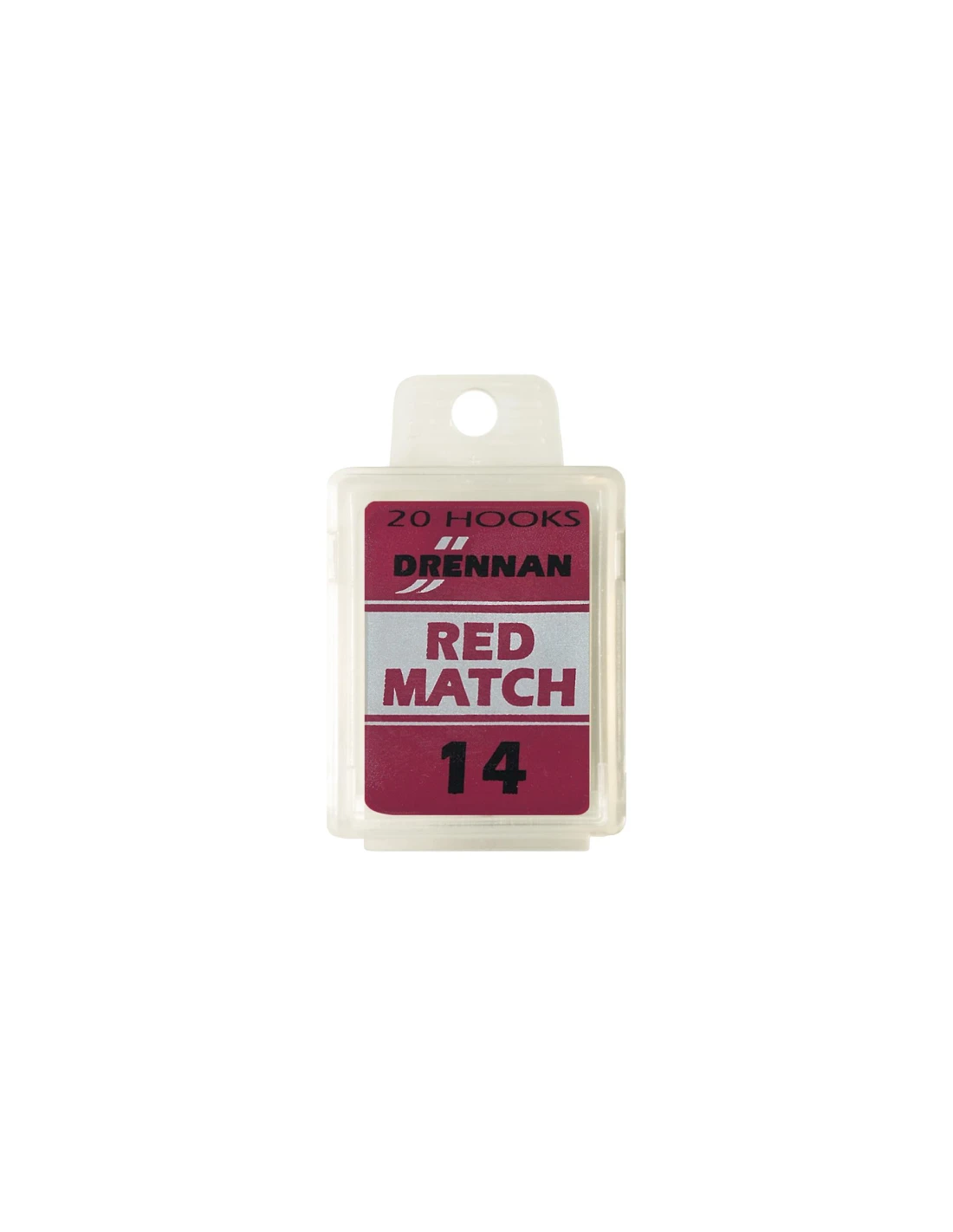 DRENNAN HAKEN RED MATCH BARBED BOX 20ST 3 DRENNAN HAKEN RED MATCH BARBED BOX 20ST