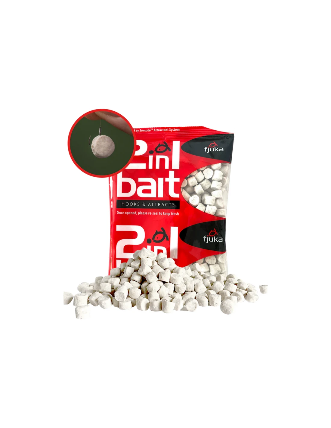 FJUKA BAIT PELLET 2IN1 FATBOY 10MM WHITE FJUKA BAIT 3 FJUKA BAIT PELLET 2IN1 FATBOY 10MM WHITE FJUKA BAIT