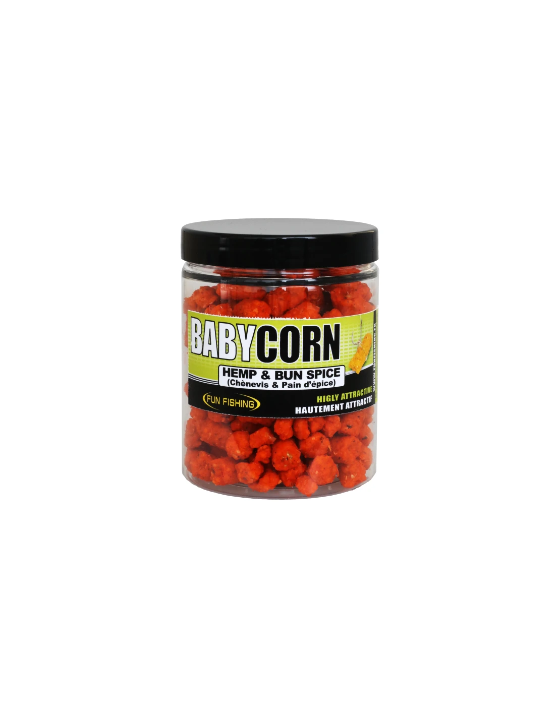 FUN FISHING BABYCORN HEMP & SPICE 8MM 160GR 3 FUN FISHING BABYCORN HEMP & SPICE 8MM 160GR