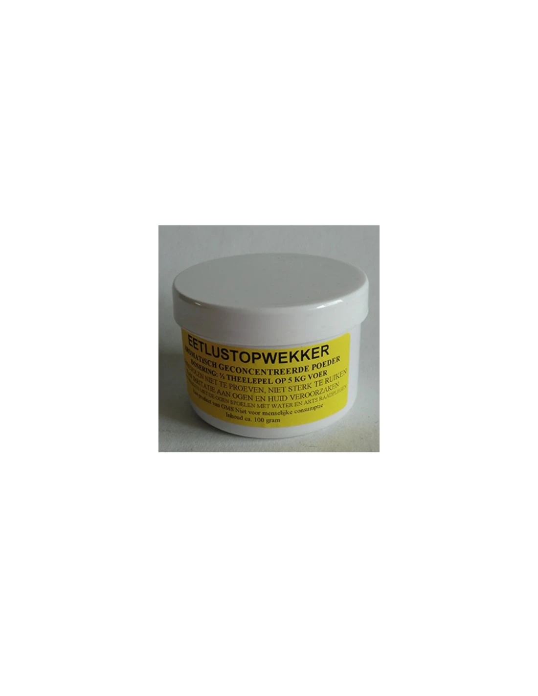 GMS ADDITIEF EETLUSTOPWEKKER 100GR 3 GMS ADDITIEF EETLUSTOPWEKKER 100GR