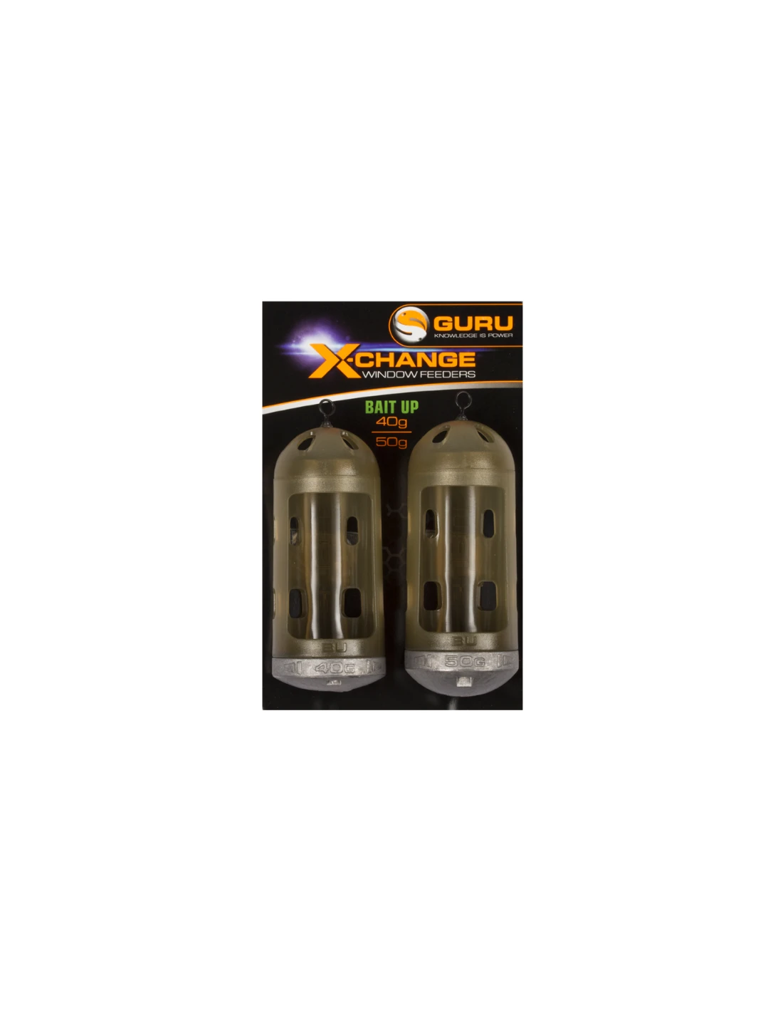 GURU FEEDERKORVEN BAIT UP WINDOW FEEDER 40GR + 50GR 3 GURU FEEDERKORVEN BAIT UP WINDOW FEEDER 40GR + 50GR