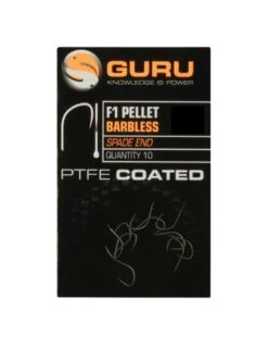 GURU HAKEN F1 PELLET BARBLESS SPADE END GURU -Verkoop Van Visgerei guru haken f1 pellet barbless spade end guru 1