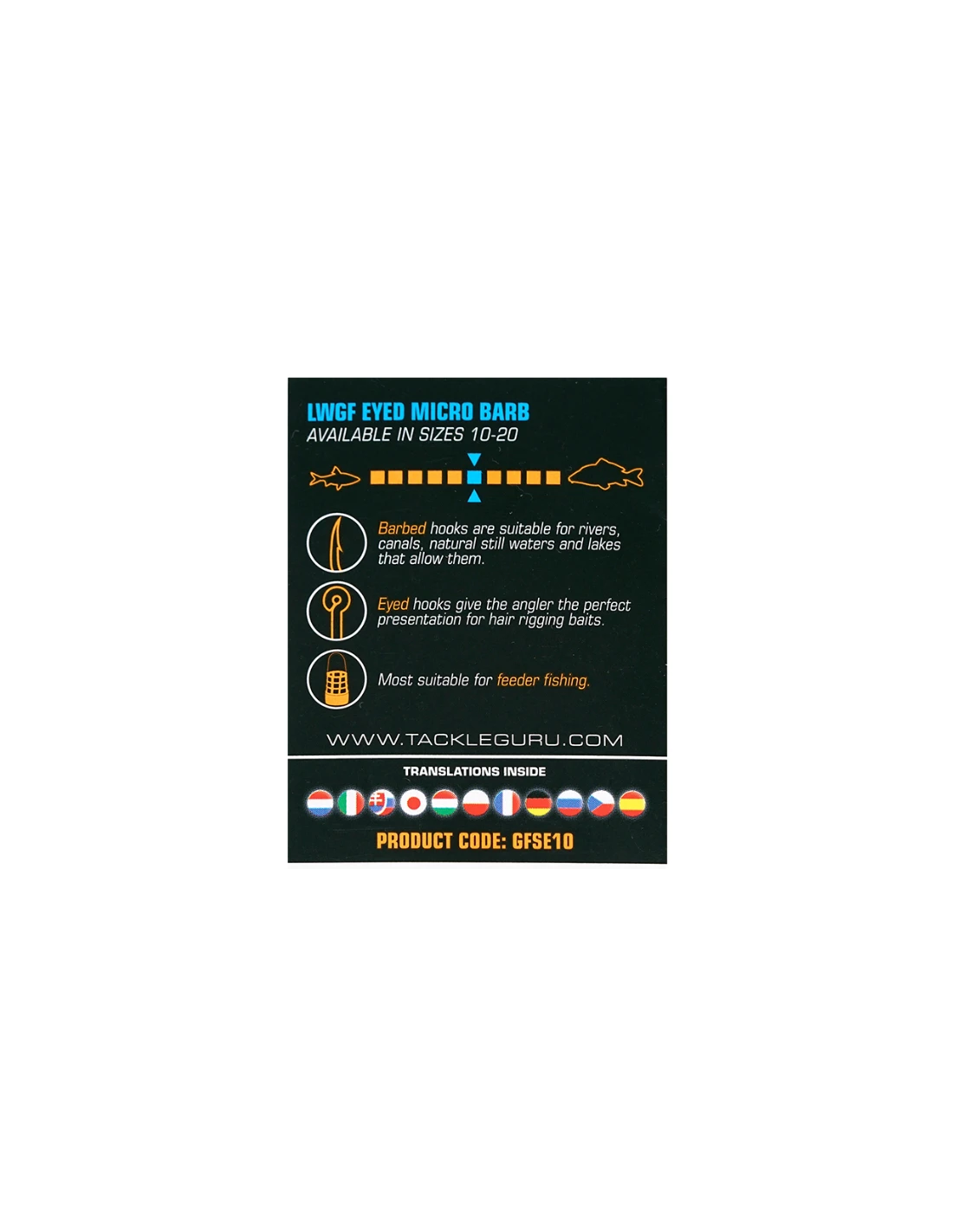 GURU HAKEN LWG FEEDER SPECIAL BARBED/EYED GURU 4 GURU HAKEN LWG FEEDER SPECIAL BARBED/EYED GURU - Afbeelding 2