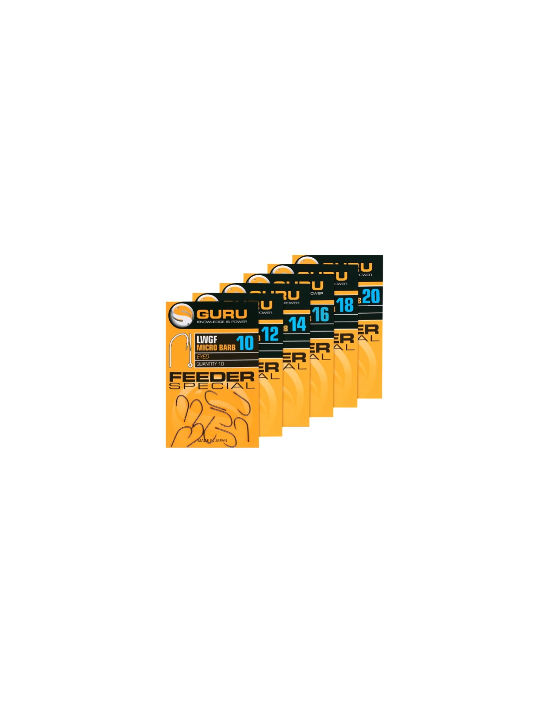 GURU HAKEN LWG FEEDER SPECIAL BARBED/EYED GURU 3 GURU HAKEN LWG FEEDER SPECIAL BARBED/EYED GURU