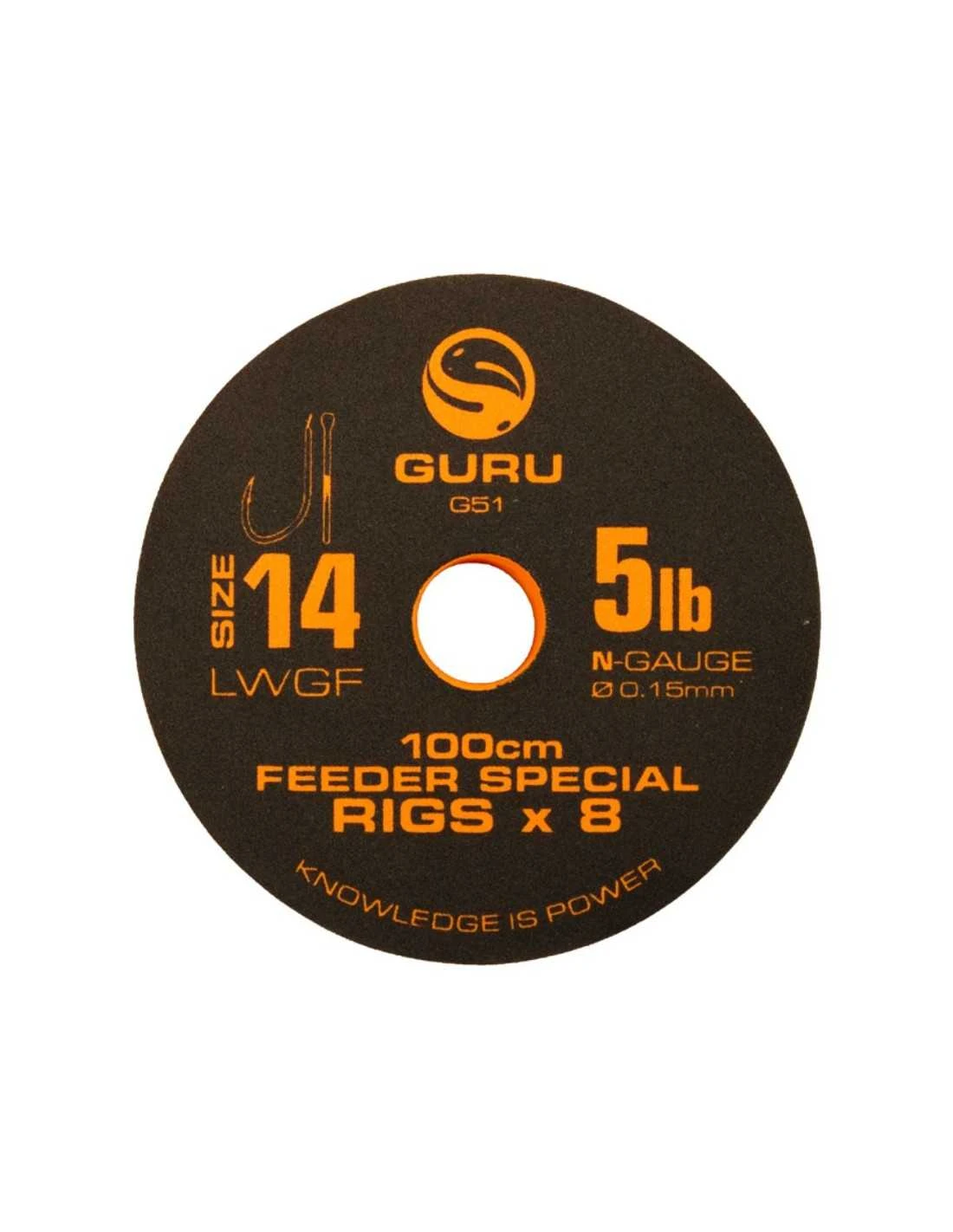 GURU ONDERLIJN FEEDER SEPCIAL RIGS LWGF 100CM GURU 3 GURU ONDERLIJN FEEDER SEPCIAL RIGS LWGF 100CM GURU
