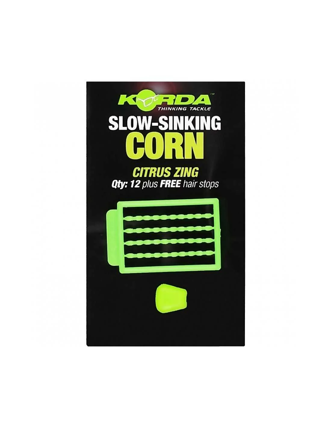 KORDA SLOW SINKING CORN CITRUS ZING GREEN / GROEN 3 KORDA SLOW SINKING CORN CITRUS ZING GREEN / GROEN