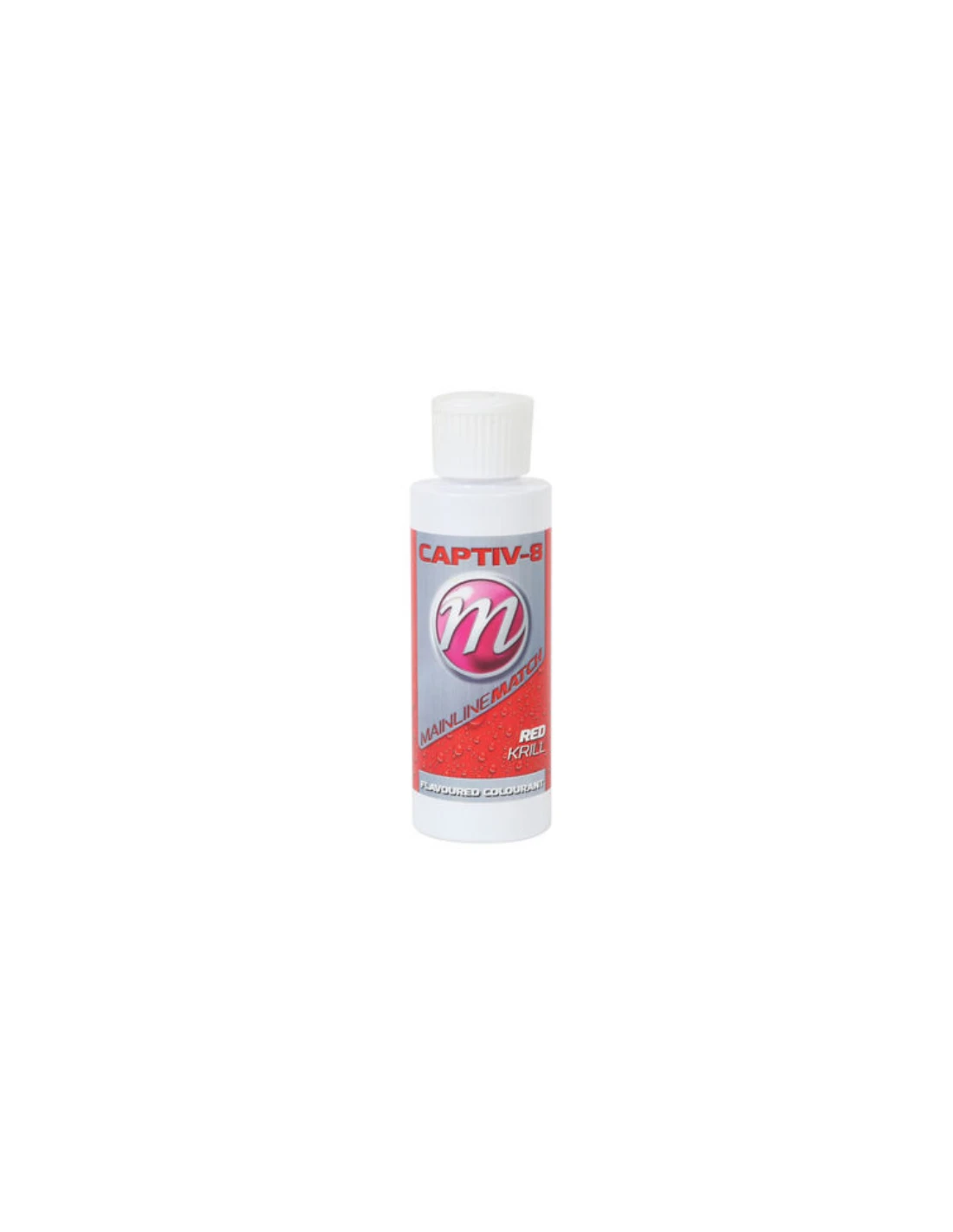 MAINLINE MATCH CAPTIV-8 PELLET COLOURANT ADDITIVE KRILL RED 100ML 3 MAINLINE MATCH CAPTIV-8 PELLET COLOURANT ADDITIVE KRILL RED 100ML
