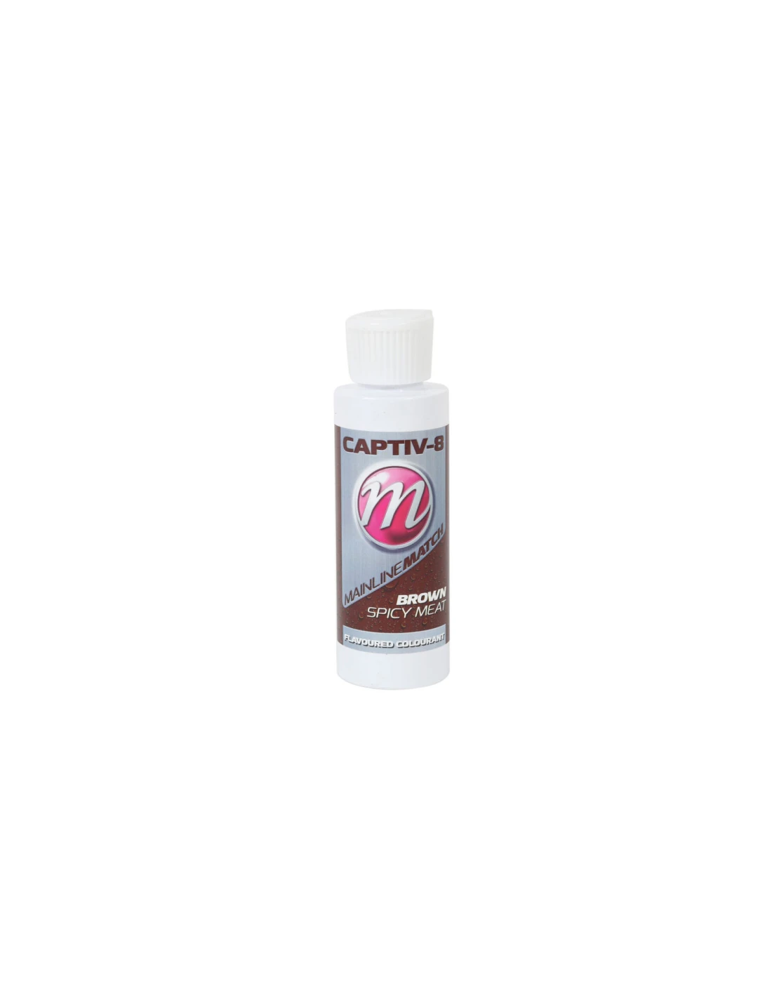 MAINLINE MATCH CAPTIV-8 PELLET COLOURANT ADDITIVE SPICY MEAT BROWN 100ML 3 MAINLINE MATCH CAPTIV-8 PELLET COLOURANT ADDITIVE SPICY MEAT BROWN 100ML