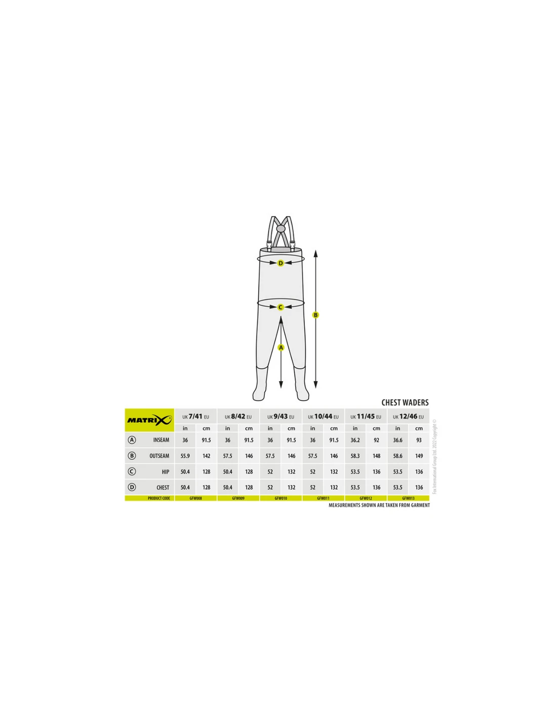 MATRIX WAADPAKKEN CHEST WADERS MATRIX 8 MATRIX WAADPAKKEN CHEST WADERS MATRIX - Afbeelding 6