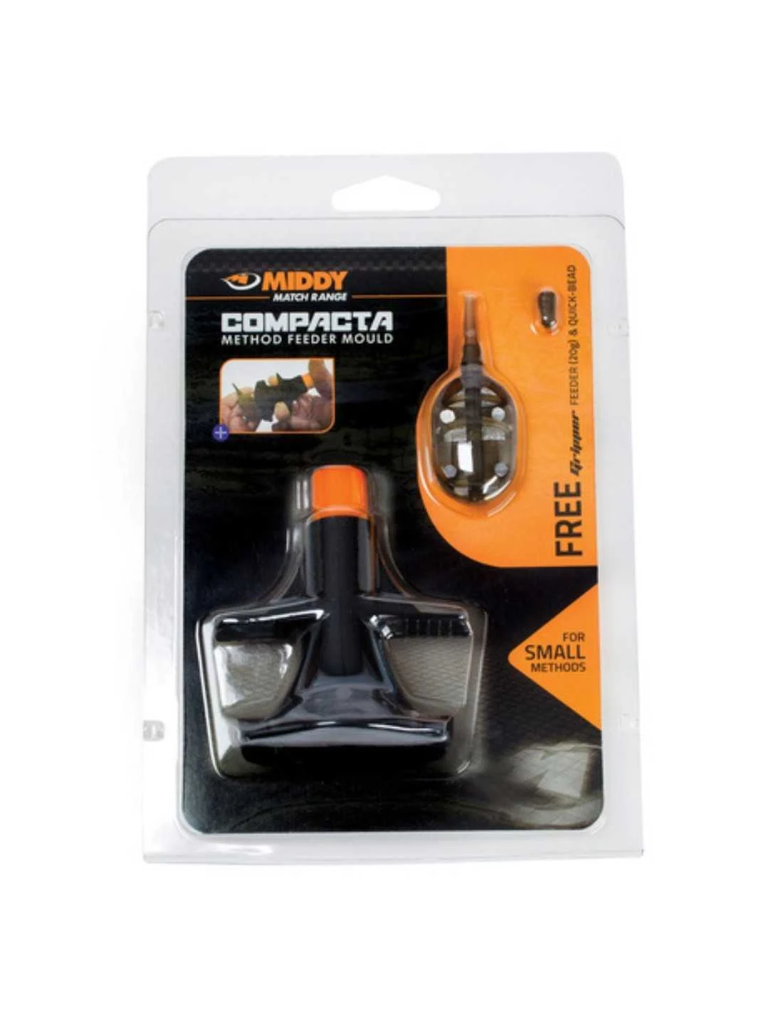 MIDDY SMALL COMPACTA METHOD FEEDER MOULD + 20GR SMALL FEEDER MIDDY 3 MIDDY SMALL COMPACTA METHOD FEEDER MOULD + 20GR SMALL FEEDER MIDDY