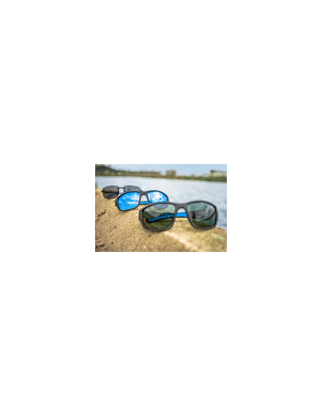 PRESTON ZONNEBRIL FLOATER PRO POLARISED SUNGLASSES - BLUE LENS 7 PRESTON ZONNEBRIL FLOATER PRO POLARISED SUNGLASSES - BLUE LENS - Afbeelding 5