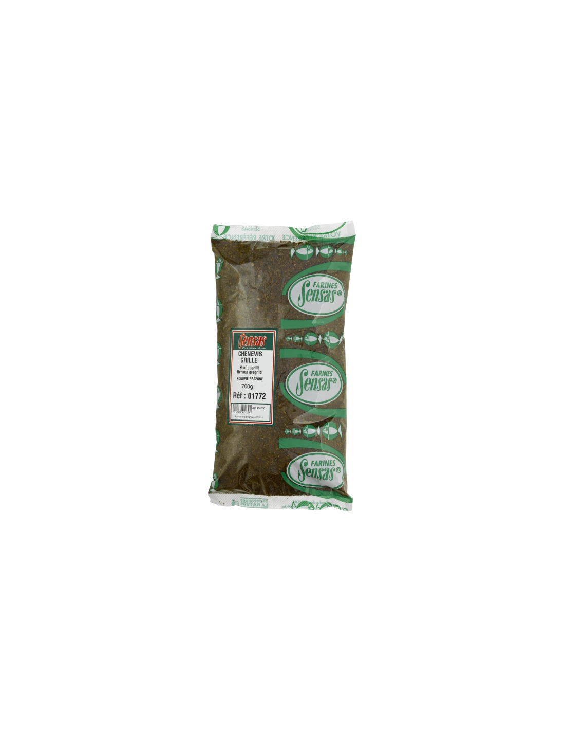 SENSAS ENKELVOEDIG VOEDER GEGRILDE KEMP 700GR 3 SENSAS ENKELVOEDIG VOEDER GEGRILDE KEMP 700GR