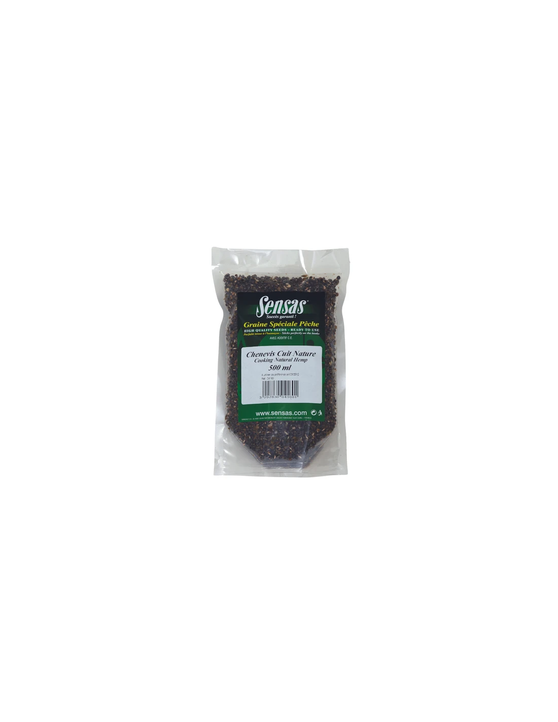 SENSAS ENKELVOEDIG VOEDER GEKOOKTE HENNEP NATUUR 3 SENSAS ENKELVOEDIG VOEDER GEKOOKTE HENNEP NATUUR