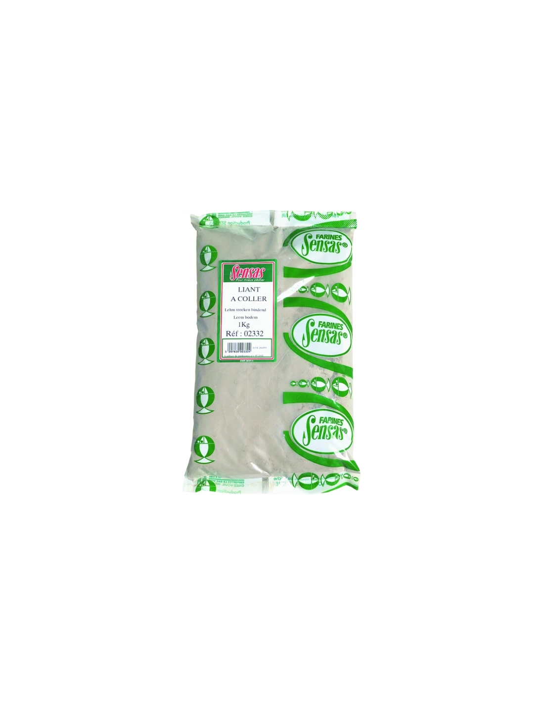 SENSAS ENKELVOEDIGVOEDER LEEM BODEM 1KG 3 SENSAS ENKELVOEDIGVOEDER LEEM BODEM 1KG