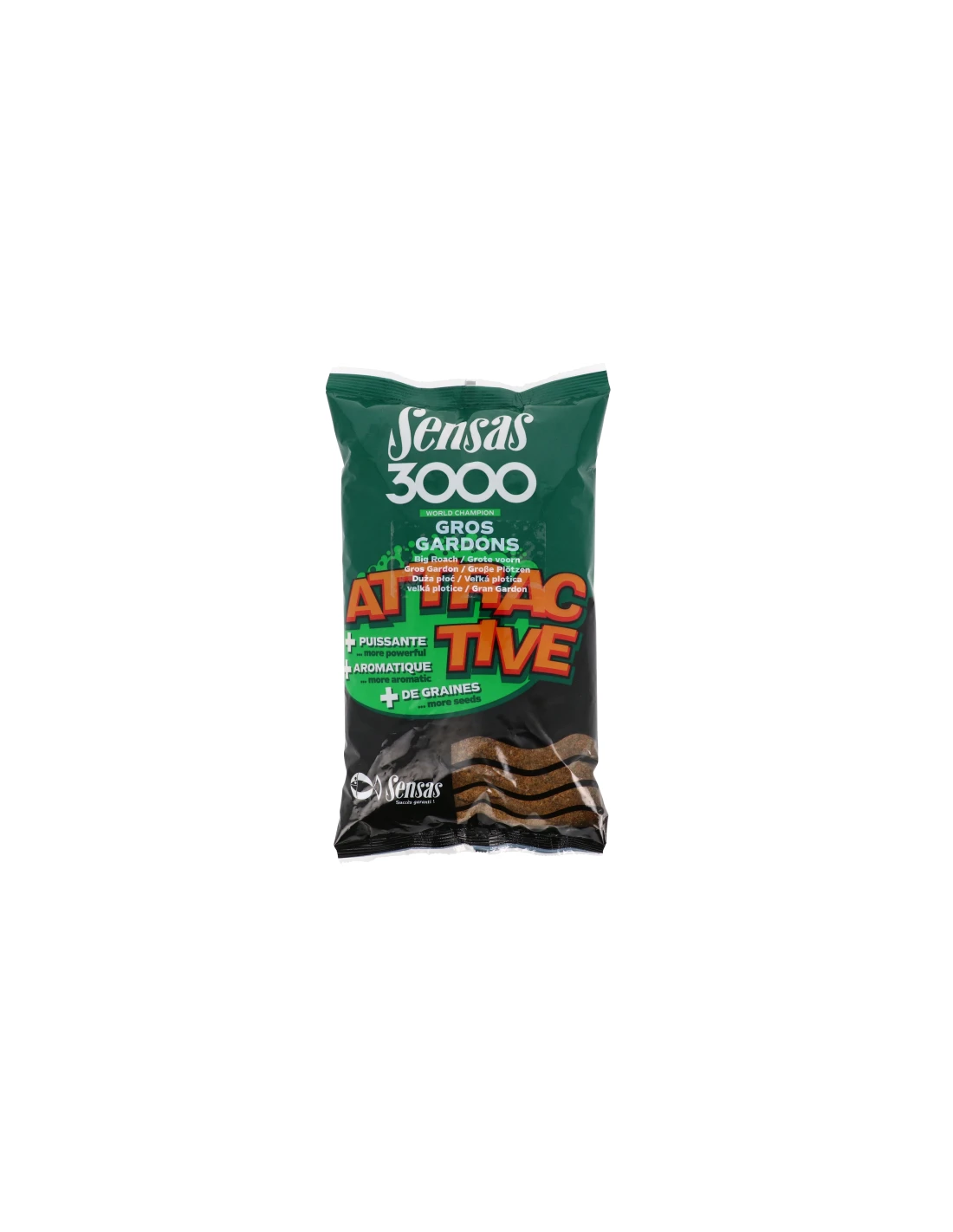 SENSAS LOKAAS 3000 ATTRACTIVE GROS GARDONS - GROTE VOORN - 1KG SENSAS 3 SENSAS LOKAAS 3000 ATTRACTIVE GROS GARDONS - GROTE VOORN - 1KG SENSAS