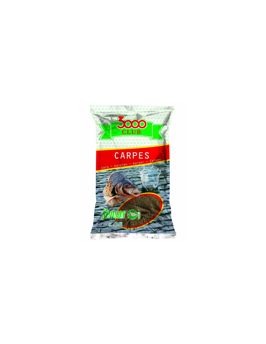 SENSAS LOKAAS 3000 CLUB CARPES (KARPER) 1KG SENSAS 3 SENSAS LOKAAS 3000 CLUB CARPES (KARPER) 1KG SENSAS