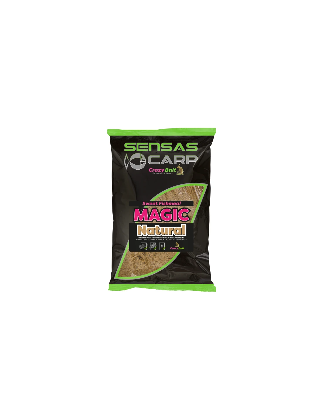 SENSAS LOKAAS SWEET FISHMEAL MAGIC NATURAL 2KG SENSAS 3 SENSAS LOKAAS SWEET FISHMEAL MAGIC NATURAL 2KG SENSAS