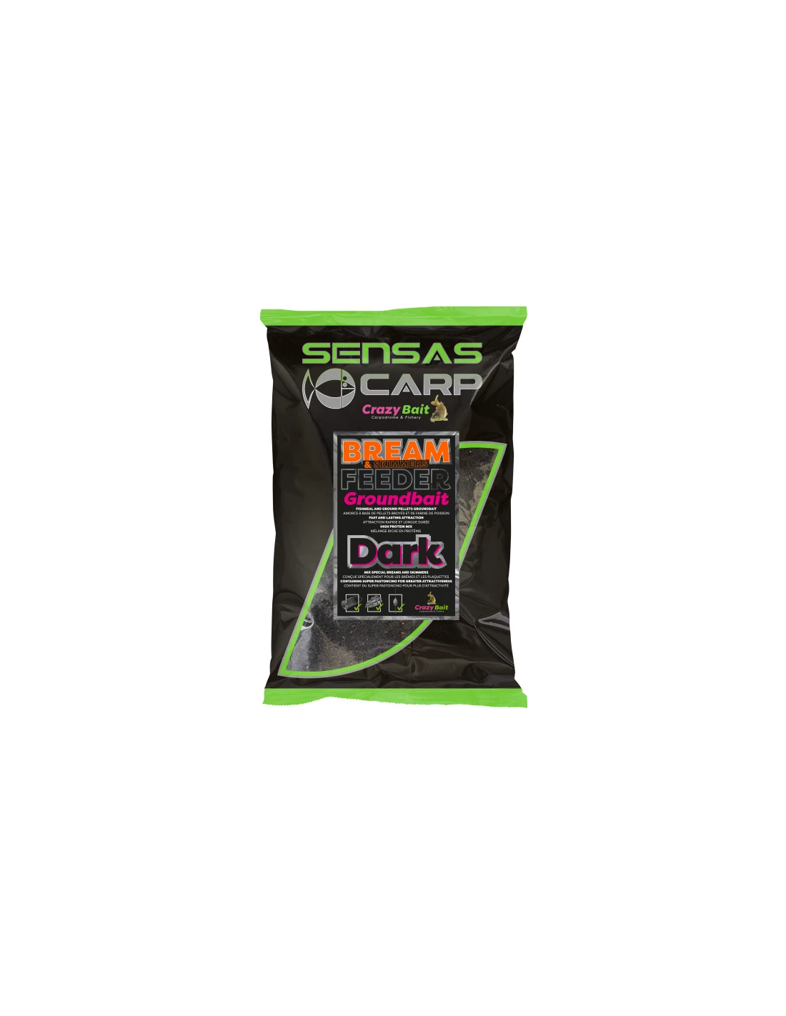 SENSAS LOKAAS UK BREAM FEEDER DARK 2KG SENSAS 3 SENSAS LOKAAS UK BREAM FEEDER DARK 2KG SENSAS