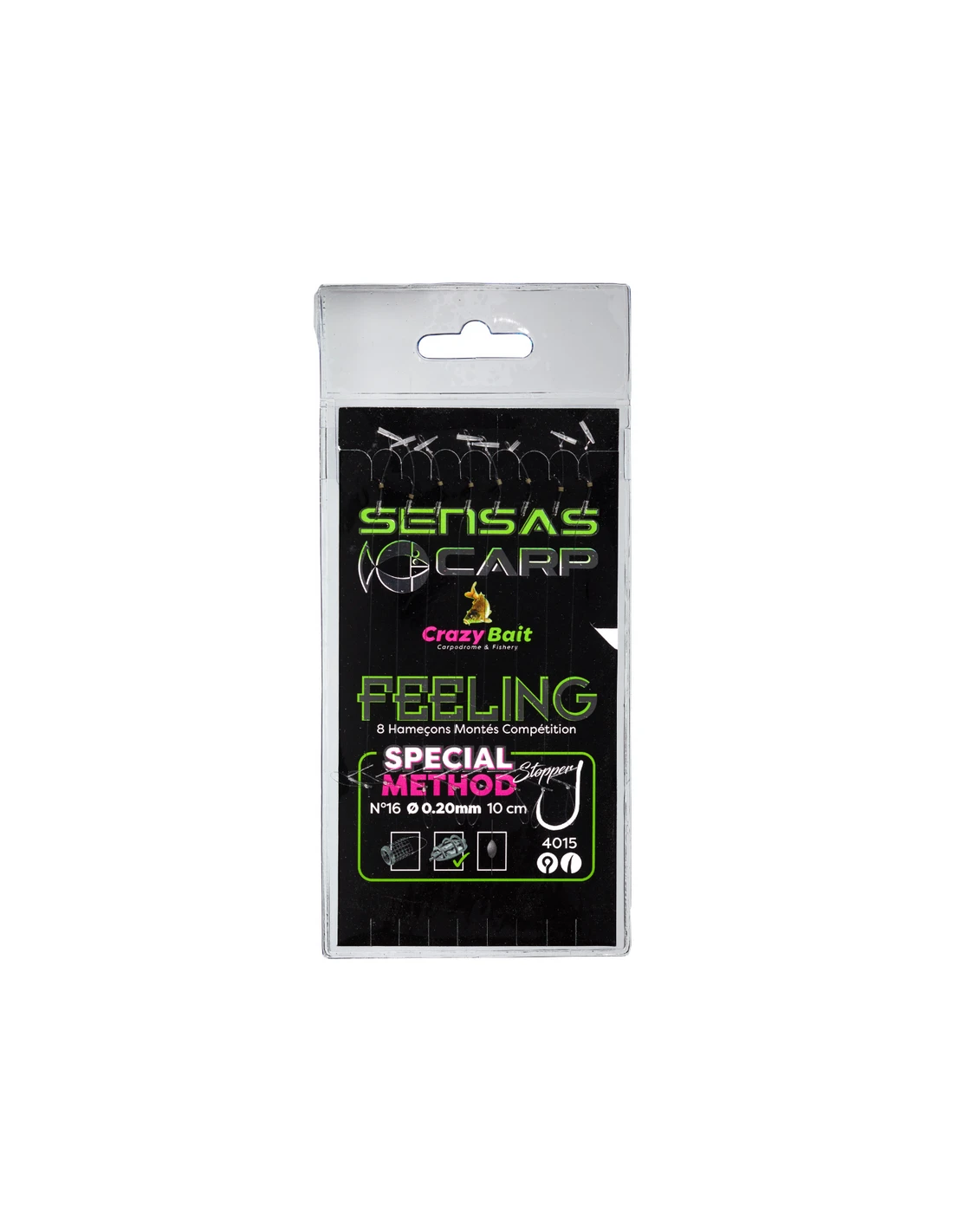 SENSAS METHOD ONDERLIJN SPEEDSTOP 4015 10CM 3 SENSAS METHOD ONDERLIJN SPEEDSTOP 4015 10CM