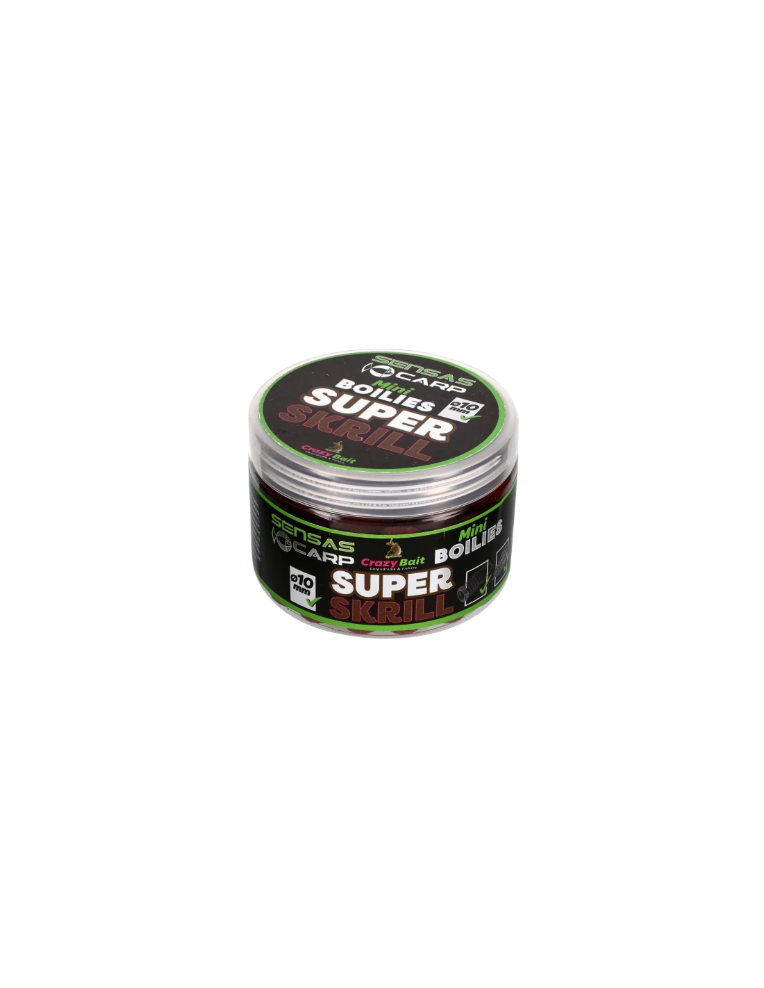 SENSAS MINI BOILIES SUPER SKRILL 80G 3 SENSAS MINI BOILIES SUPER SKRILL 80G