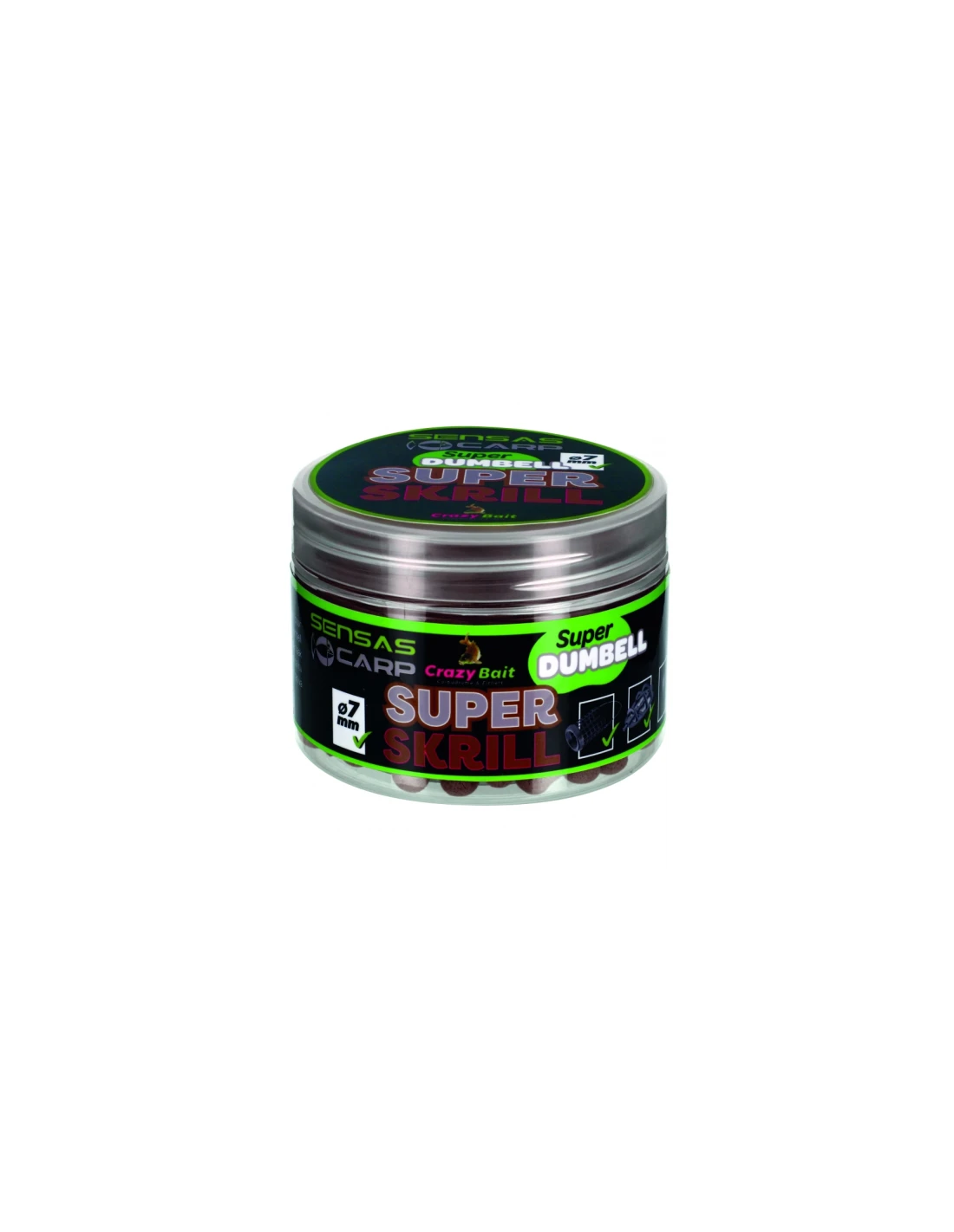 SENSAS SUPER DUMBELL 7MM SUPER SKRILL 80G 3 SENSAS SUPER DUMBELL 7MM SUPER SKRILL 80G