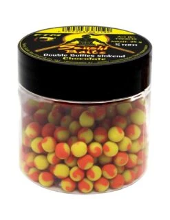 SENSHI BAITS BOILIES SINKEND 5MM CHOCOLAT GEEL ROOD 25GR SENSHI BAITS