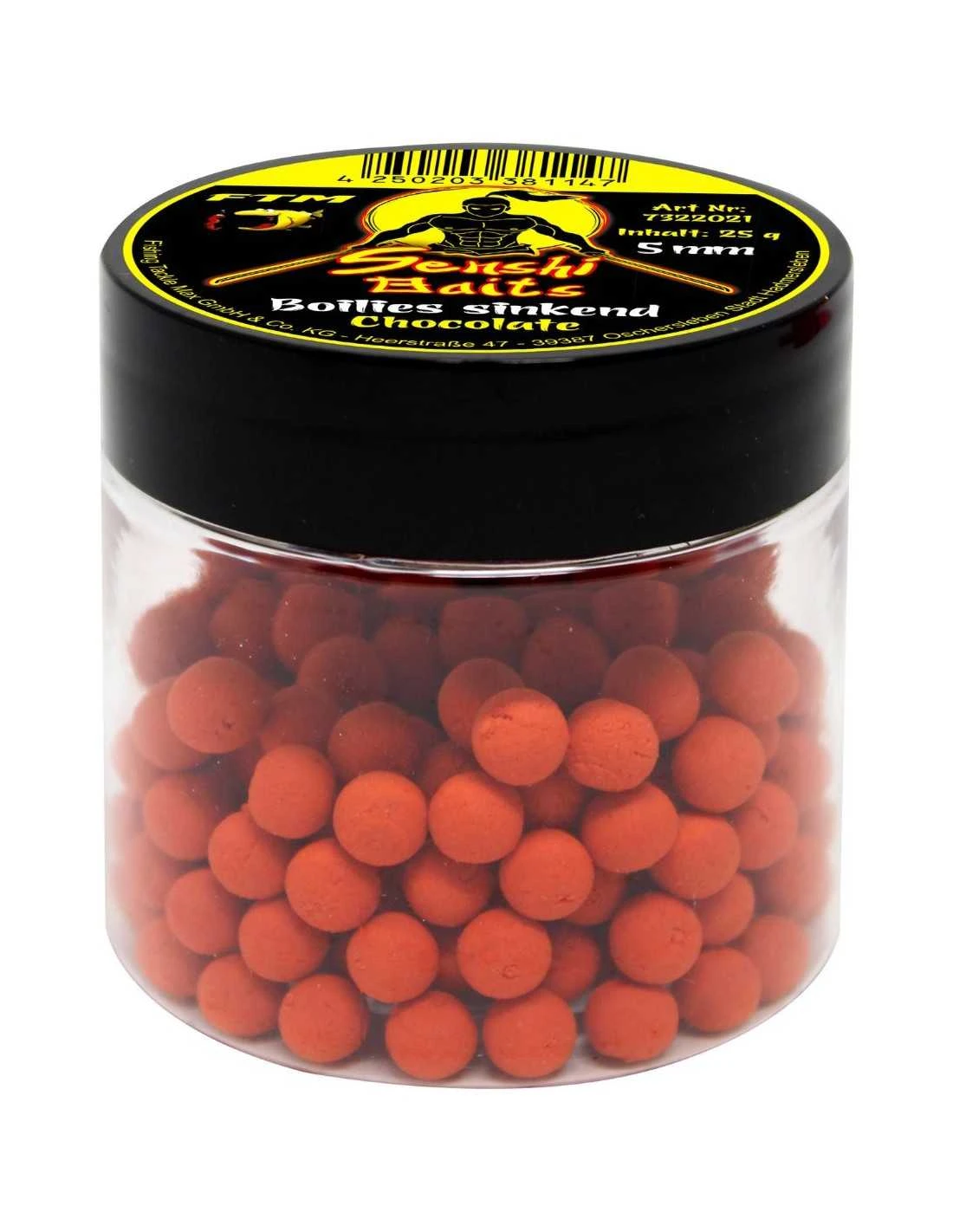 SENSHI BAITS BOILIES SINKEND 5MM CHOCOLAT ROOD 25GR SENSHI BAITS 3 SENSHI BAITS BOILIES SINKEND 5MM CHOCOLAT ROOD 25GR SENSHI BAITS