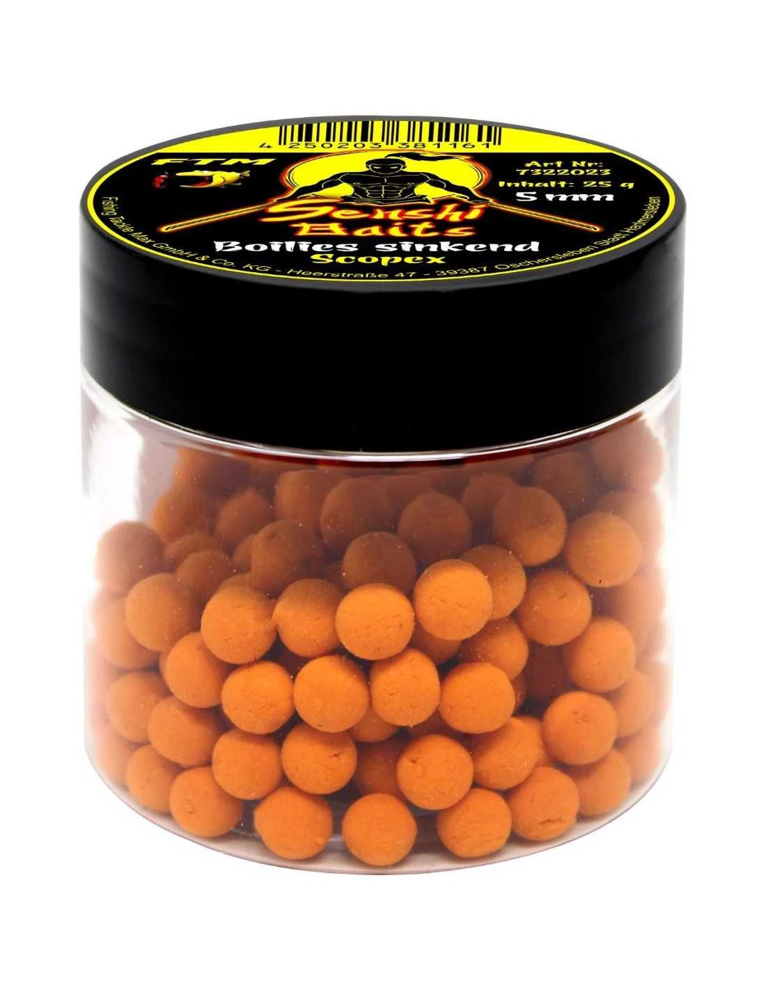 SENSHI BAITS BOILIES SINKEND 5MM SCOPEX ORANGE 25GR SENSHI BAITS 3 SENSHI BAITS BOILIES SINKEND 5MM SCOPEX ORANGE 25GR SENSHI BAITS