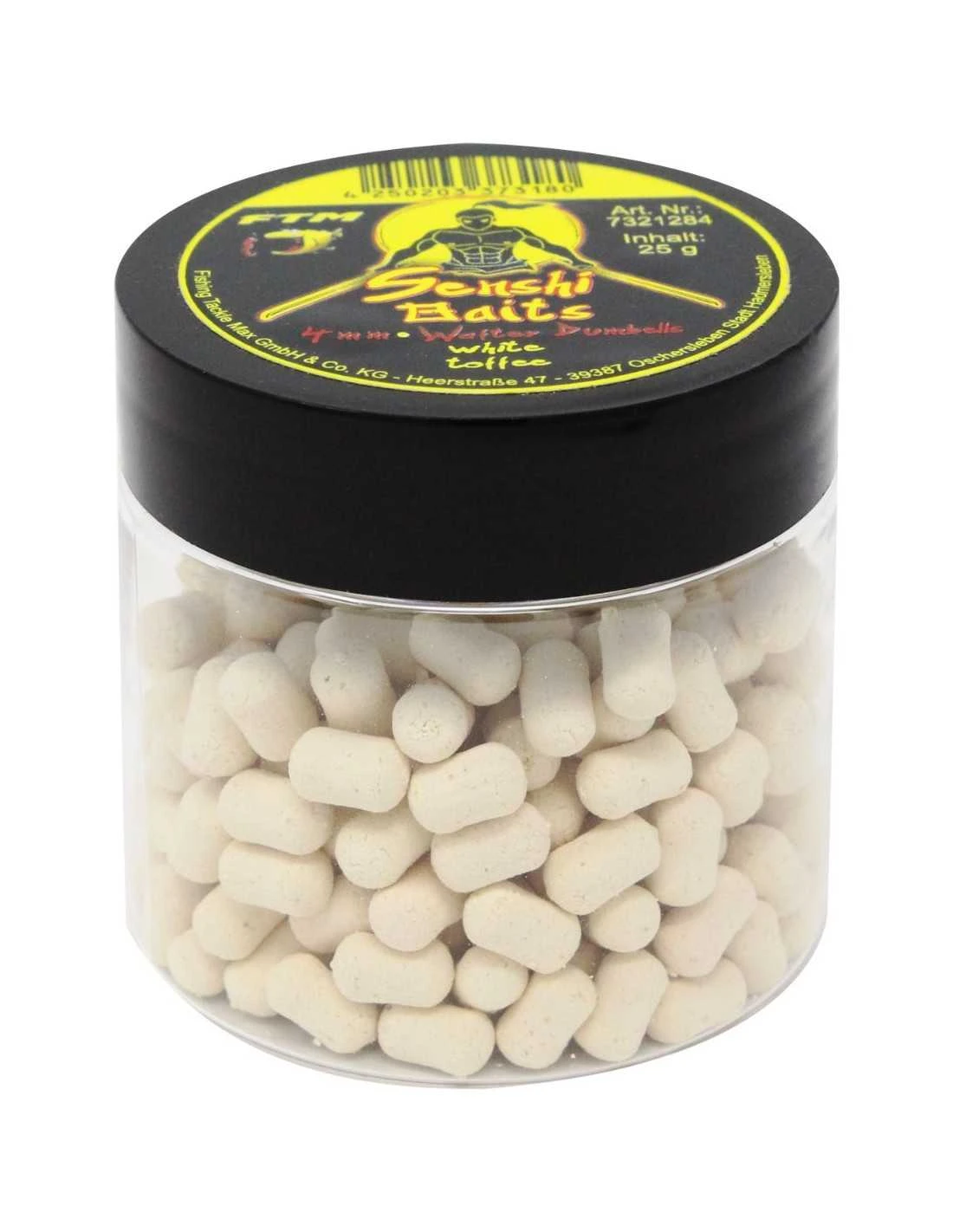 SENSHI BAITS DUMBELLS WHITE TOFFEE 25GR SENSHI BAITS 3 SENSHI BAITS DUMBELLS WHITE TOFFEE 25GR SENSHI BAITS
