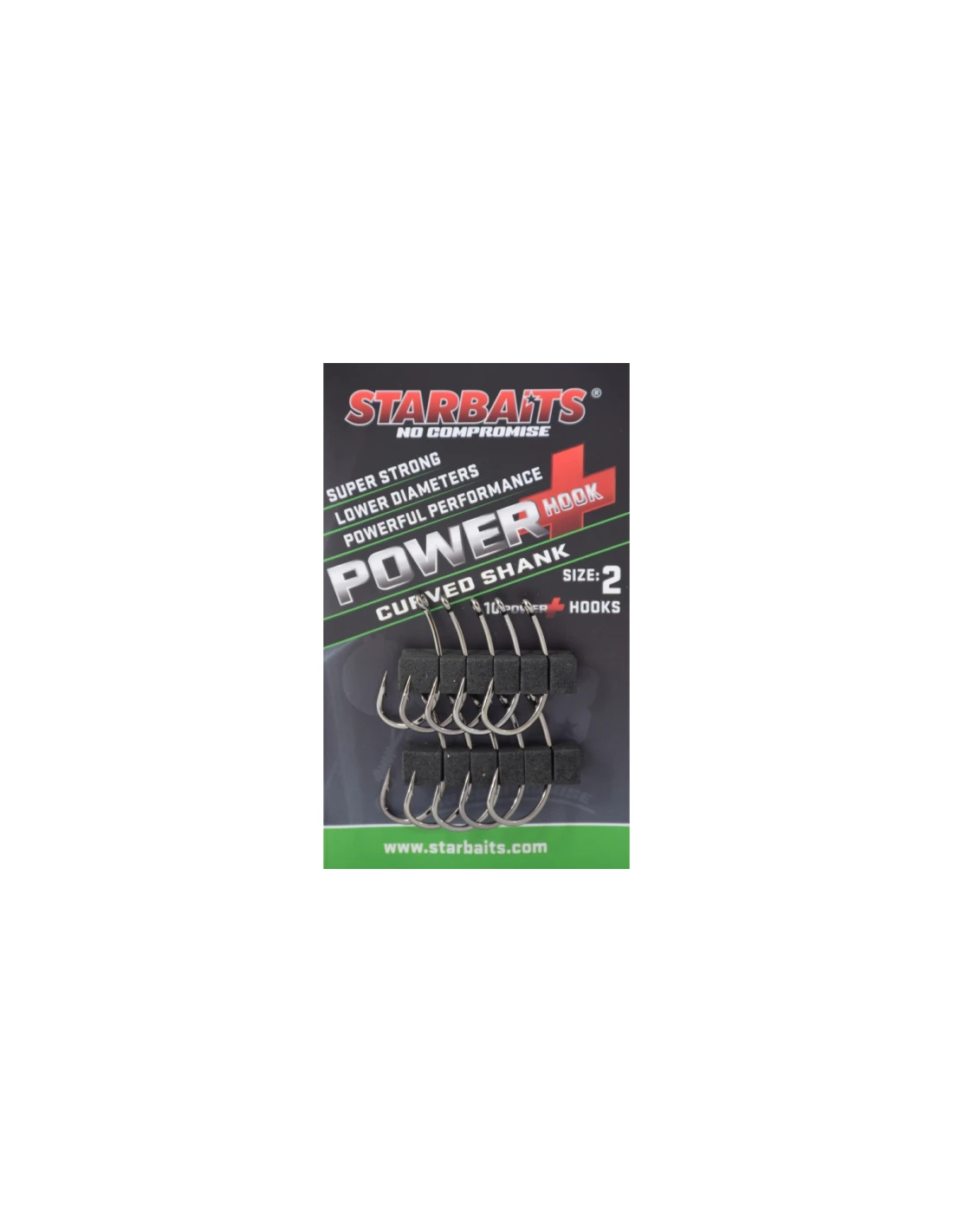 STARBAITS - POWER HOOK CURVED SHANK 3 STARBAITS - POWER HOOK CURVED SHANK