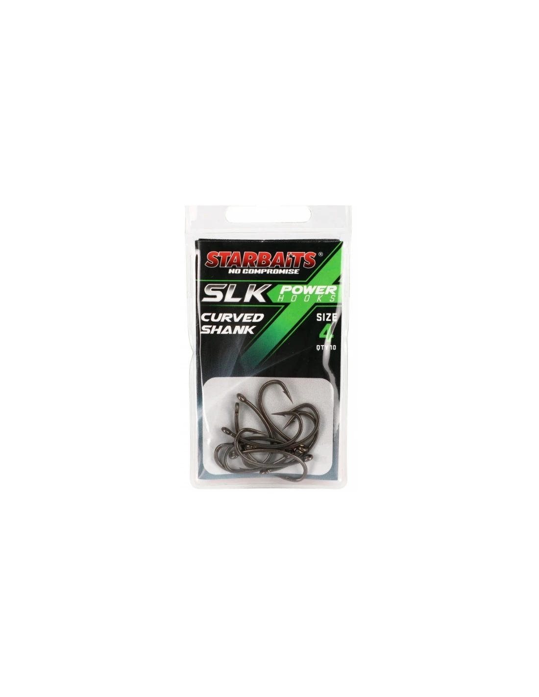 STARBAITS - SLK POWER HOOK PTFE COATED CURVED SHANK 3 STARBAITS - SLK POWER HOOK PTFE COATED CURVED SHANK